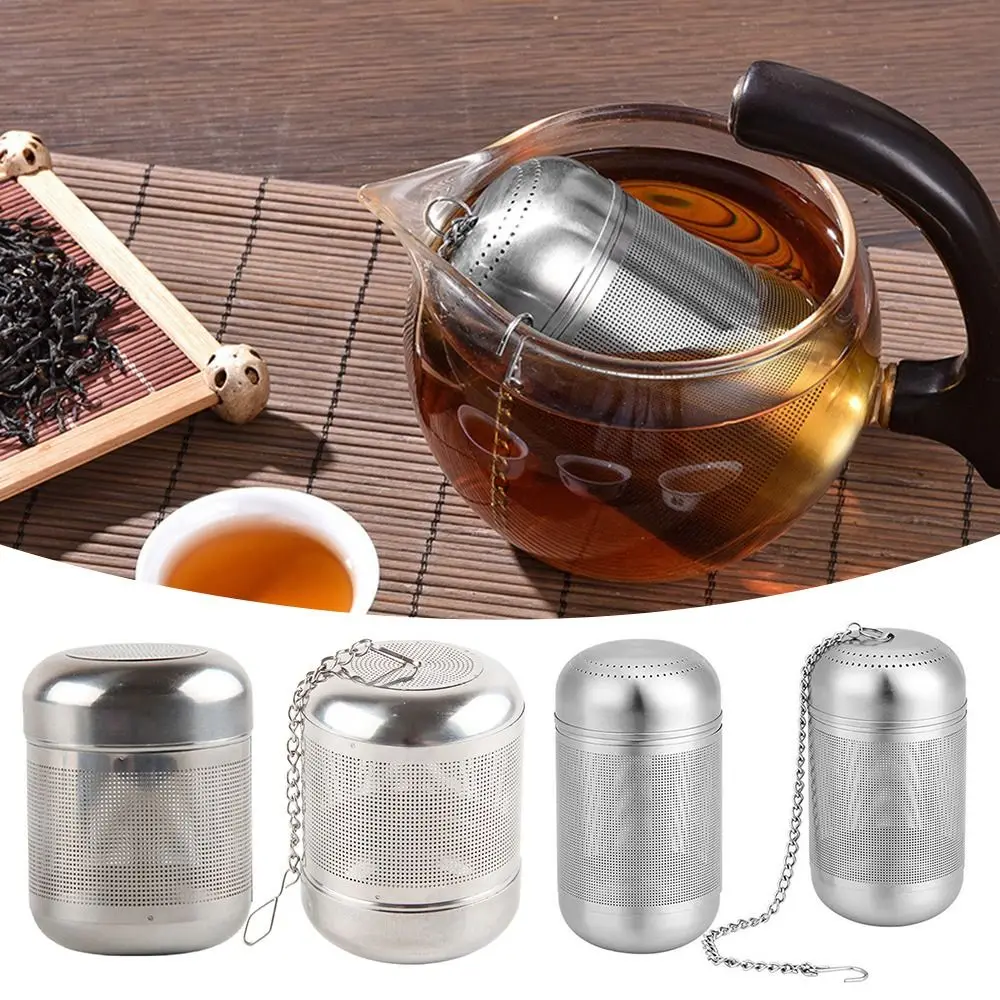 Stainless Steel Tea Infuser Tea Leaves Spice Seasoning Ball Strainer Teapot Fine Mesh Coffee Filter Teaware Kitchen Accessories