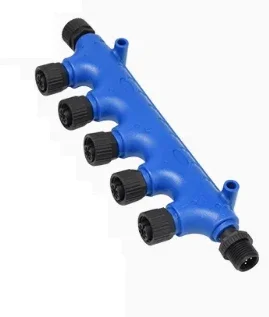 Фото Разъем NMEA 2000 T-типа, 3, 4, 5, 6, 7, 8 портов, 5-контактный, с резьбой M12, IP67, водонепроницаемый, для Garmin, Lowrance, Simrad, B&G №5