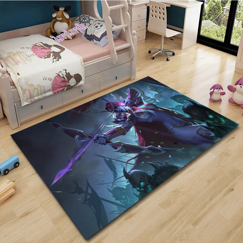

World of Warcraft Cool Creativity Printed Pattern Non-slip Bohemia Rug Floor Mat Living Room Carpet Decoration Carpet Tapestry