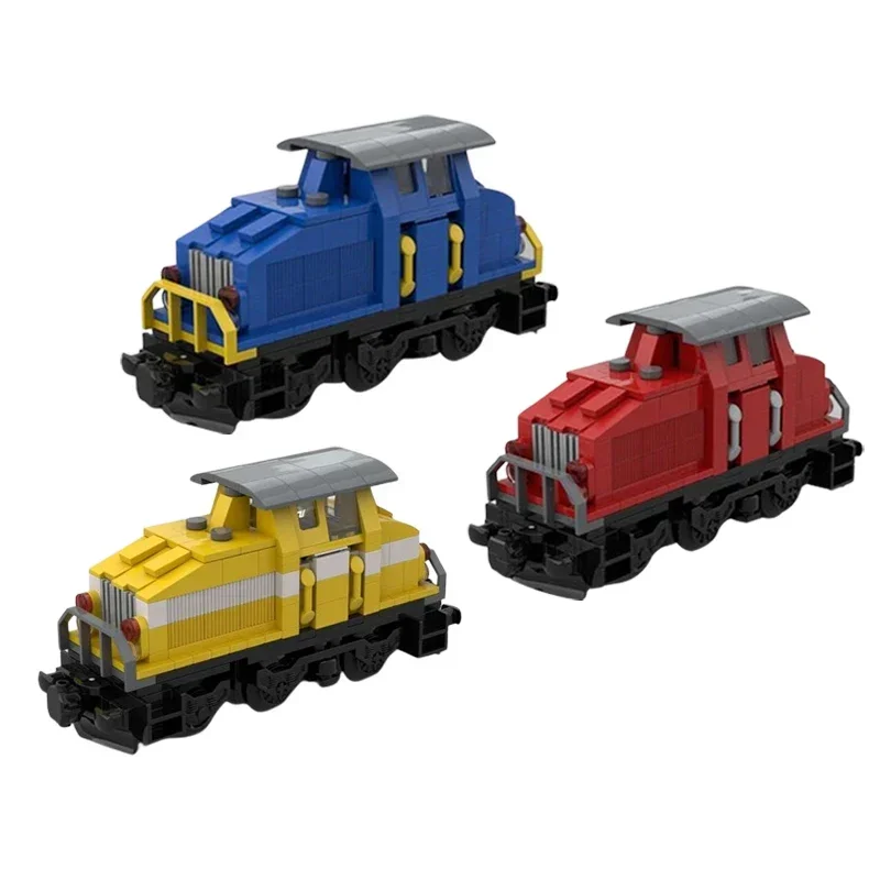 Модель городского поезда Moc Строительные кирпичи DHG 500 C конструкторные модульные