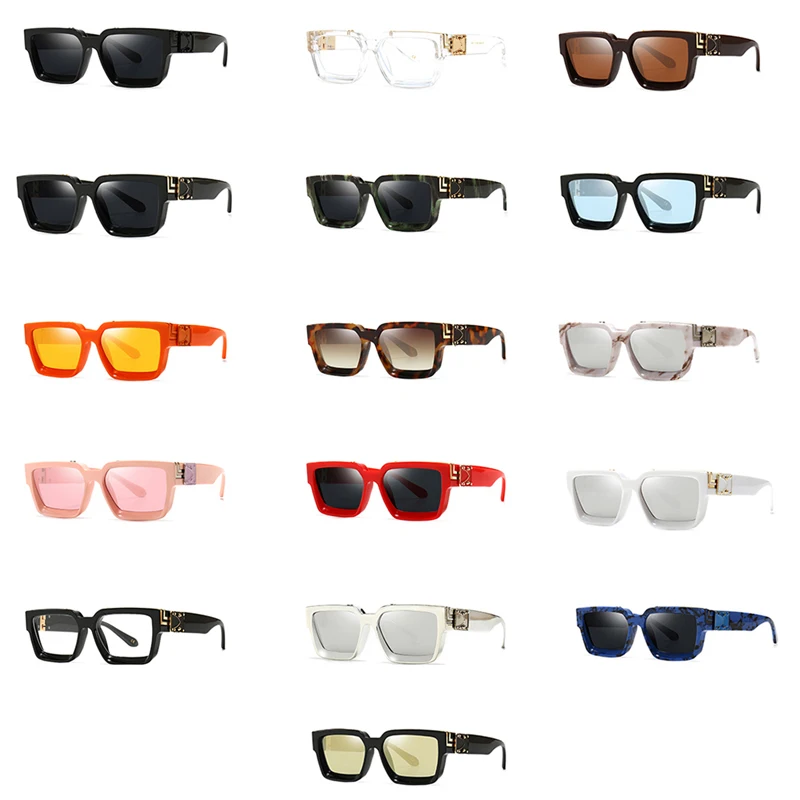 lnfcxi square retro sunglasses for women men luxurious brand design gift for birthday male sun glasses for women hot selling free global shipping