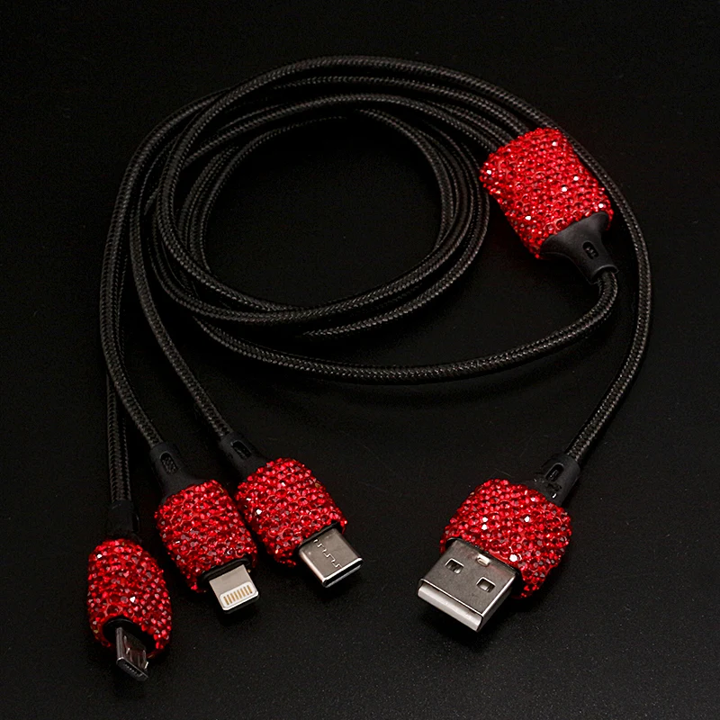 

Новое автомобильное быстрое зарядное устройство с двумя USB-портами украшения для автомобиля ручной работы украшения для автомобиля держатель для телефона алмазные автомобильные аксессуары для женщин