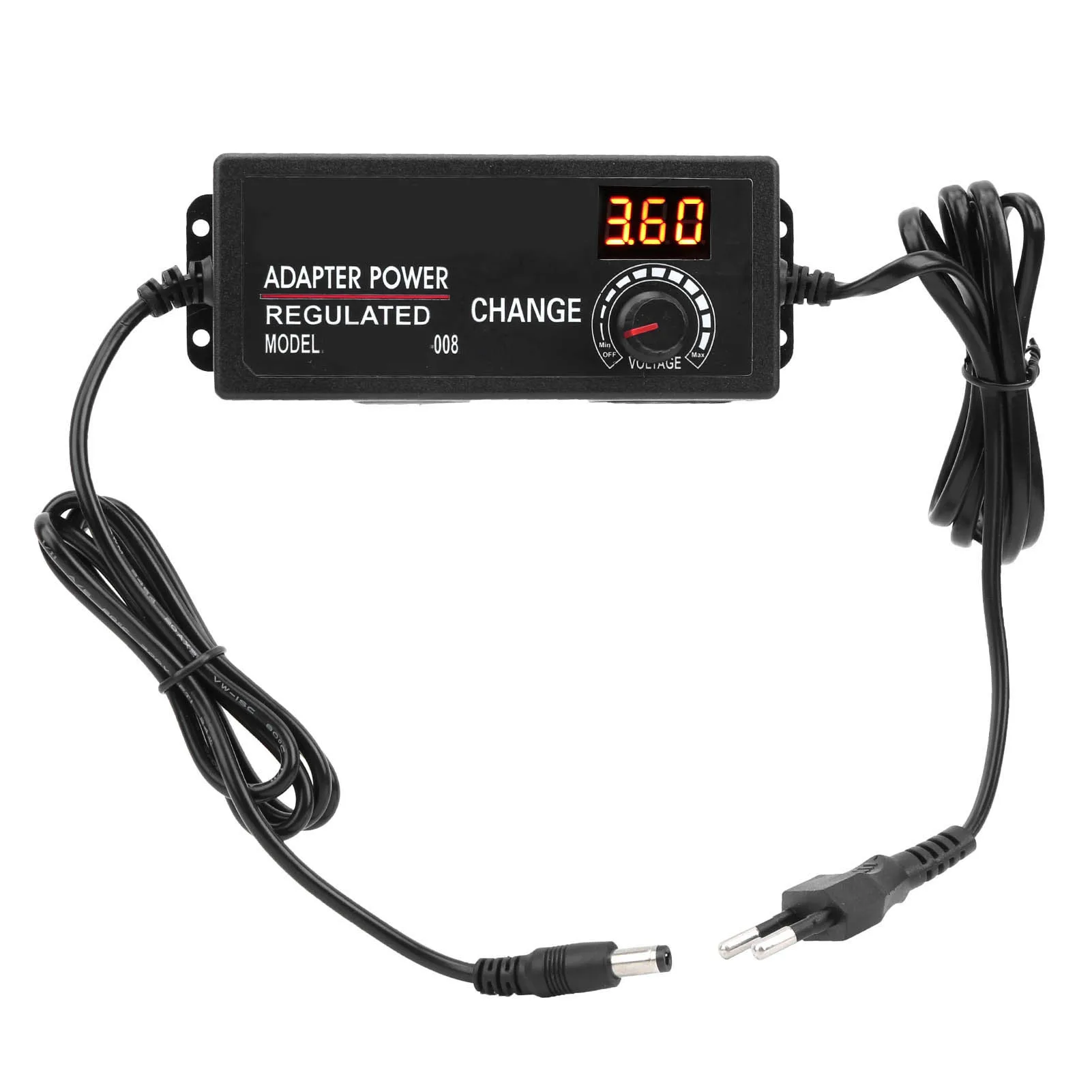 3 ‑ 24v3a Регулируемый регулируемый адаптер 72W DC регулятор мощности AC110 ~ 240VEU Plug