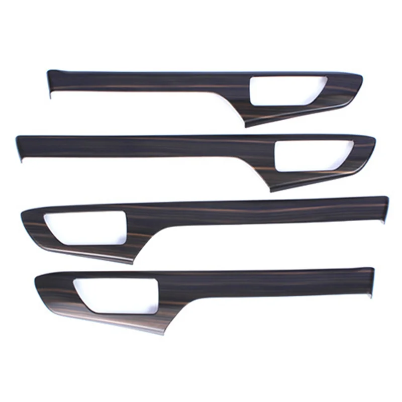 

4 шт., защитные наклейки на дверную ручку из красного дерева для Toyota Highlander Kluger XU70 2021 2022