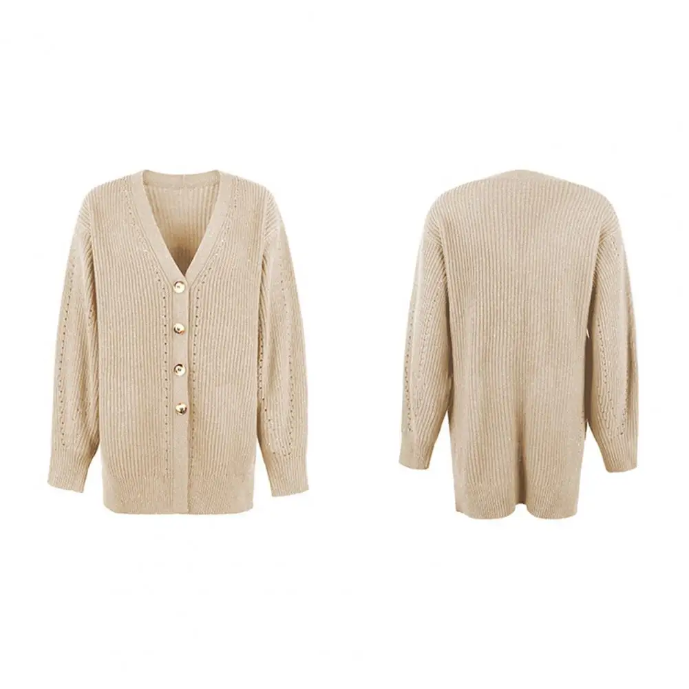 

Fashion Winter Knitwear Side Split Windproof Knitted Cardigan Fashion Autumn Women Knitted Cardigan Sweater