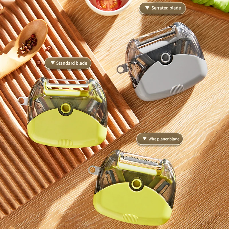 Кухонный нож для приготовления пищи: 2 шт.: Многофункциональный фруктов с местом