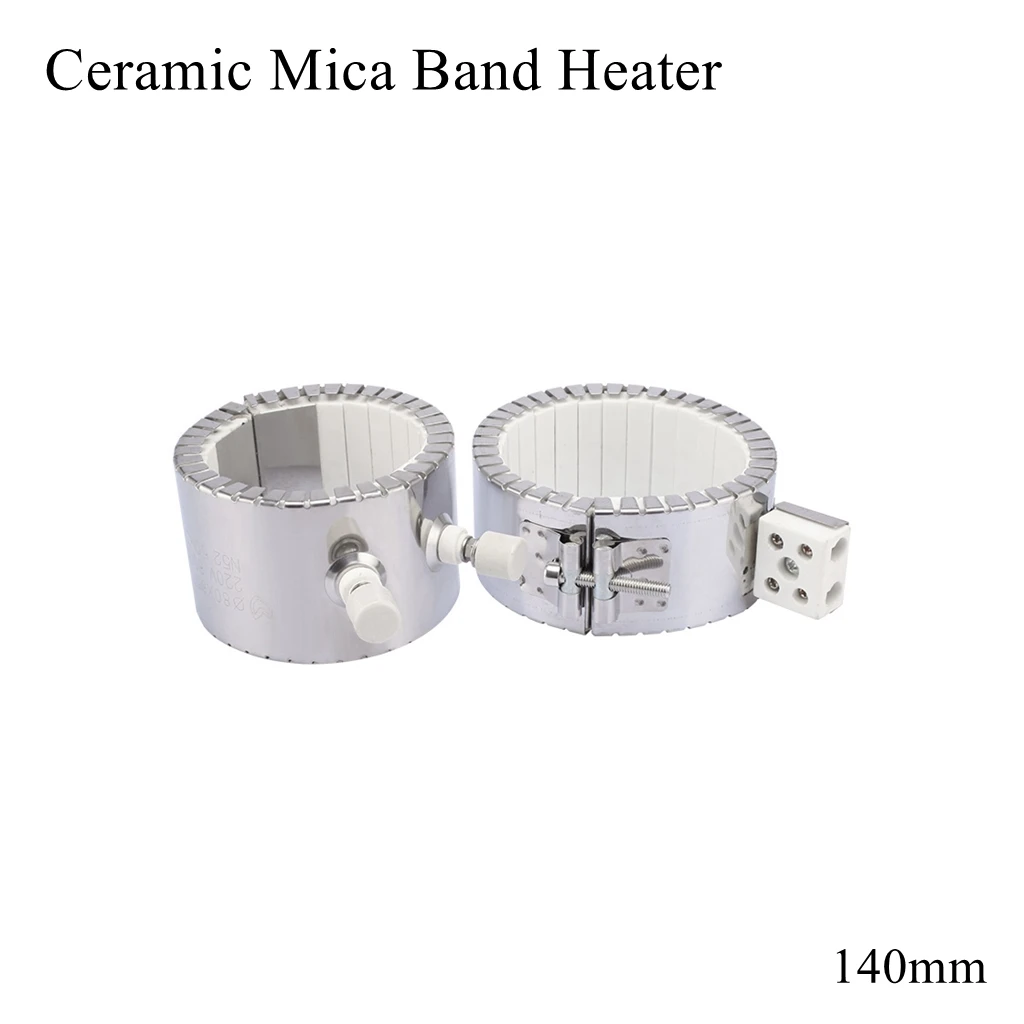 

140mm 220V Ceramic Stainless Steel Mica Band Coil Heater Electric Heating Strip Element Plastic Injection Mould Mold Machine