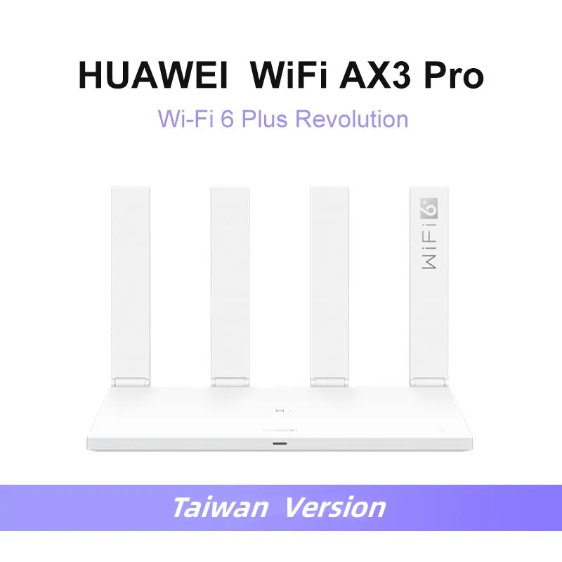 Taiwan Version Original Huawei AX3 Pro Wifi-router Quad-core WiFi6 Plus 3000Mbps Mesh Wifi Extender Repeater 4 High Gain Antenna