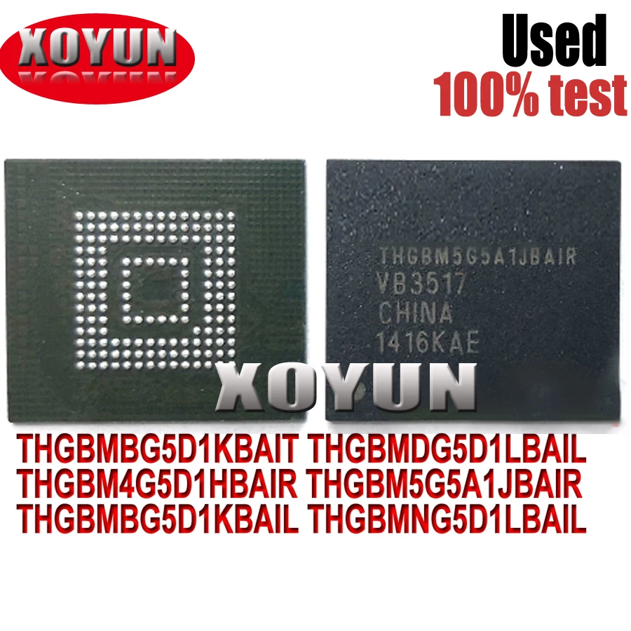 100% тест 4 Гб THGBMBG5D1KBAIT THGBMDG5D1LBAIL THGBM4G5D1HBAIR THGBM5G5A1JBAIR THGBMBG5D1KBAIL THGBMNG5D1LBAIL BGA чипсет