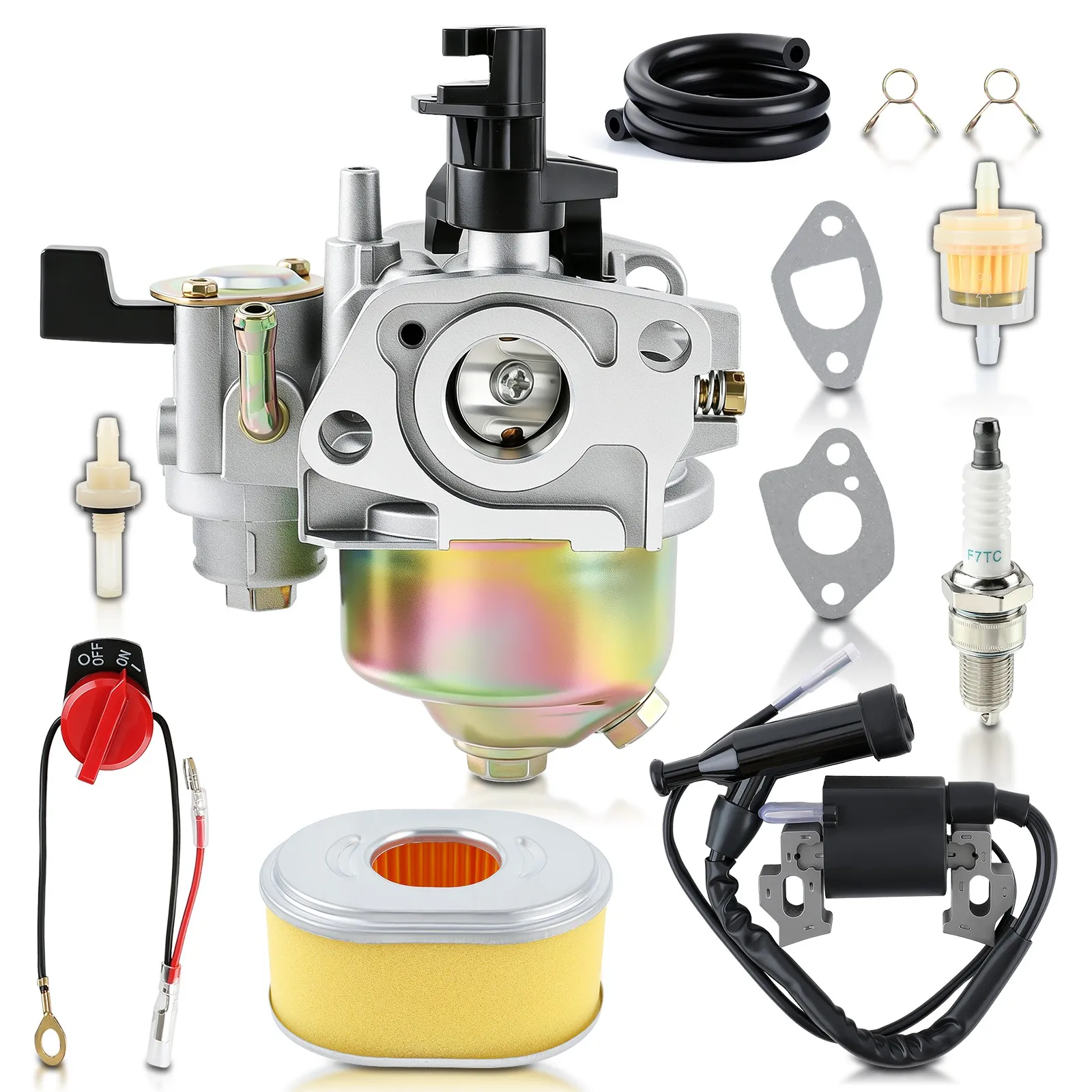 Карбюратор и катушка зажигания для двигателей Honda GX110 GX120 GX140 GX160 GX168 GX168F (art.: 3920dce5a8979) - 3920dce5a8979
