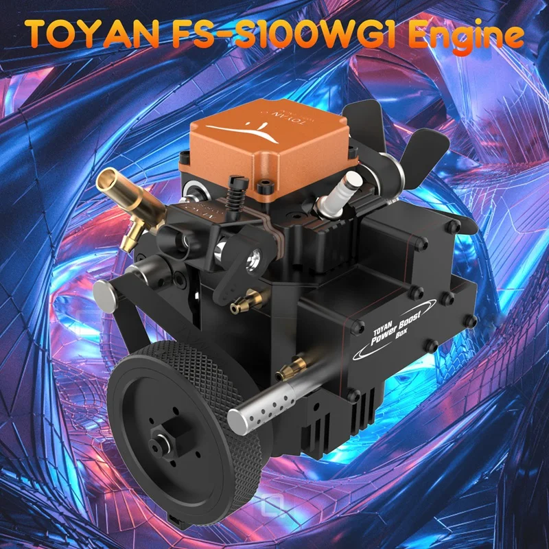 

Одноцилиндровый 4-тактный двигатель TOYAN, модель двигателя для дистанционного управления автомобилем, комплект двигателя