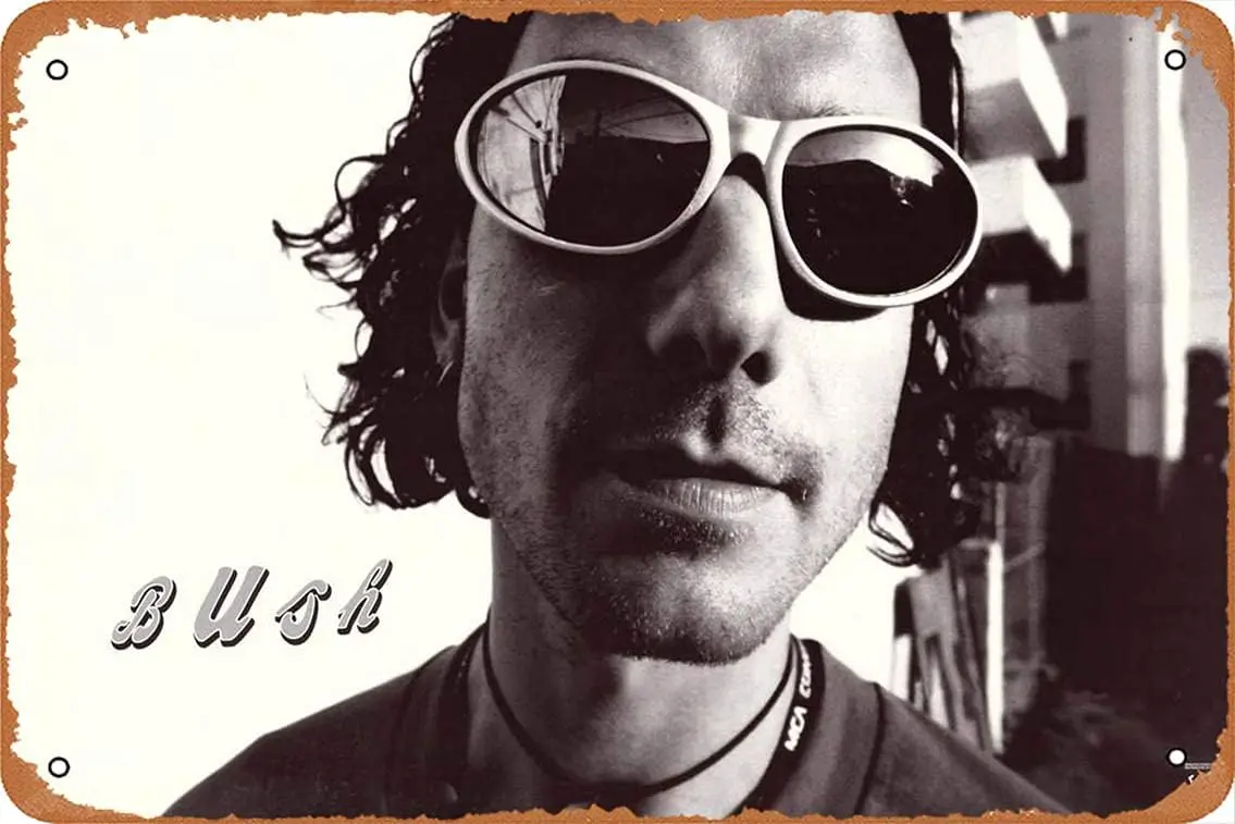 Музыкальные металлические постеры Буш-Гавин розсдейл портрет Оловянная