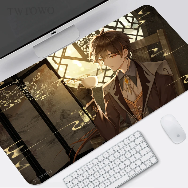 

Genshin Impact Mouse Pad Gamer XL Computer New Large Mousepad XXL Mouse Mat Natural Rubber Carpet Computer Desktop Mouse Pad