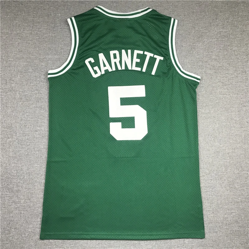 

2022 Men New American Basketball Jersey Clothes Minnesota Timberwolves Kevin Garnett #21 #5 European Size Ball Pants Shirts 2XL