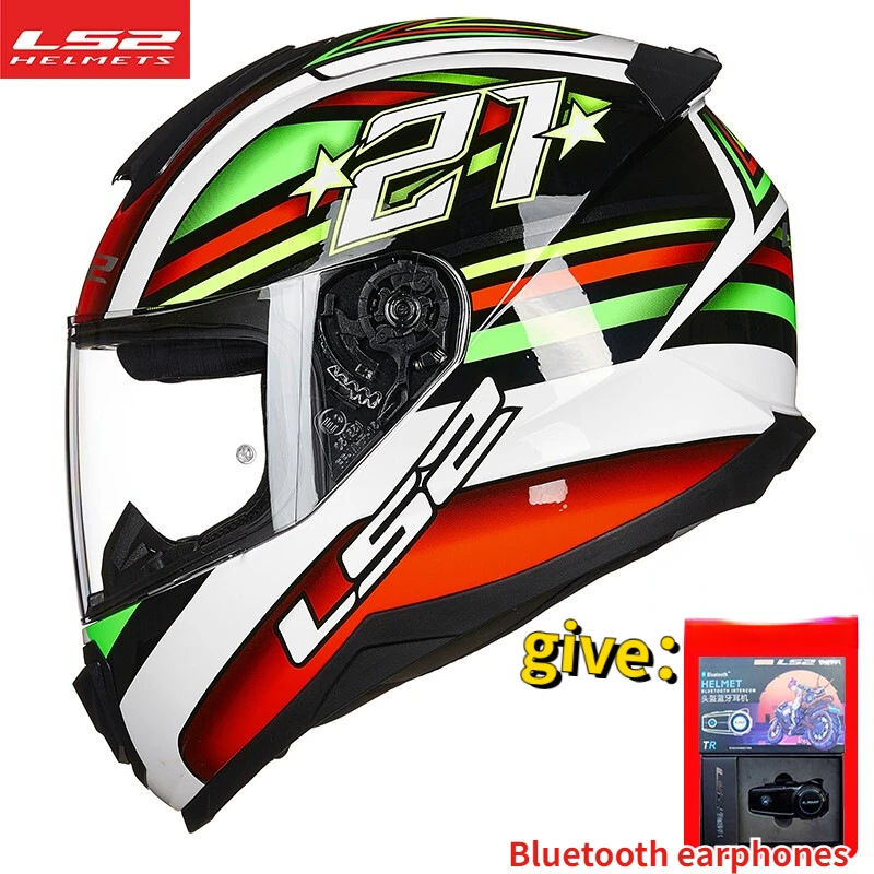 Мотоциклетный шлем LS2 FF802 легкие шлемы на все лицо для езды по бездорожью