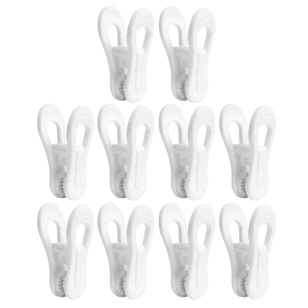 

10pcs Clips Multi-functional Towel Clothes Clips Laundry Towel Clips Laundry Clips Clothes Pegs Hanger Clips Clothespins