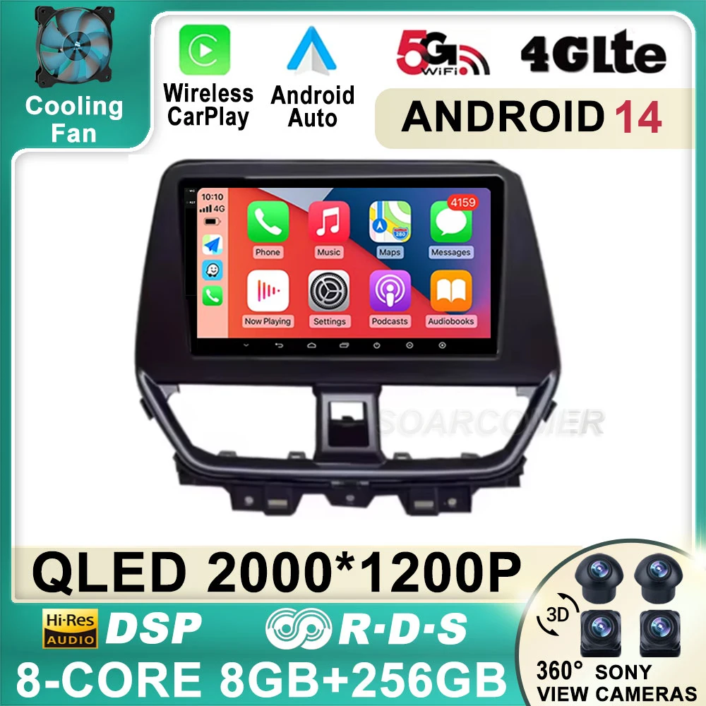 Android 14 Carplay автоматический GPS-навигатор для Suzuki Fronx Baleno 2021 2022 2023 авторадио