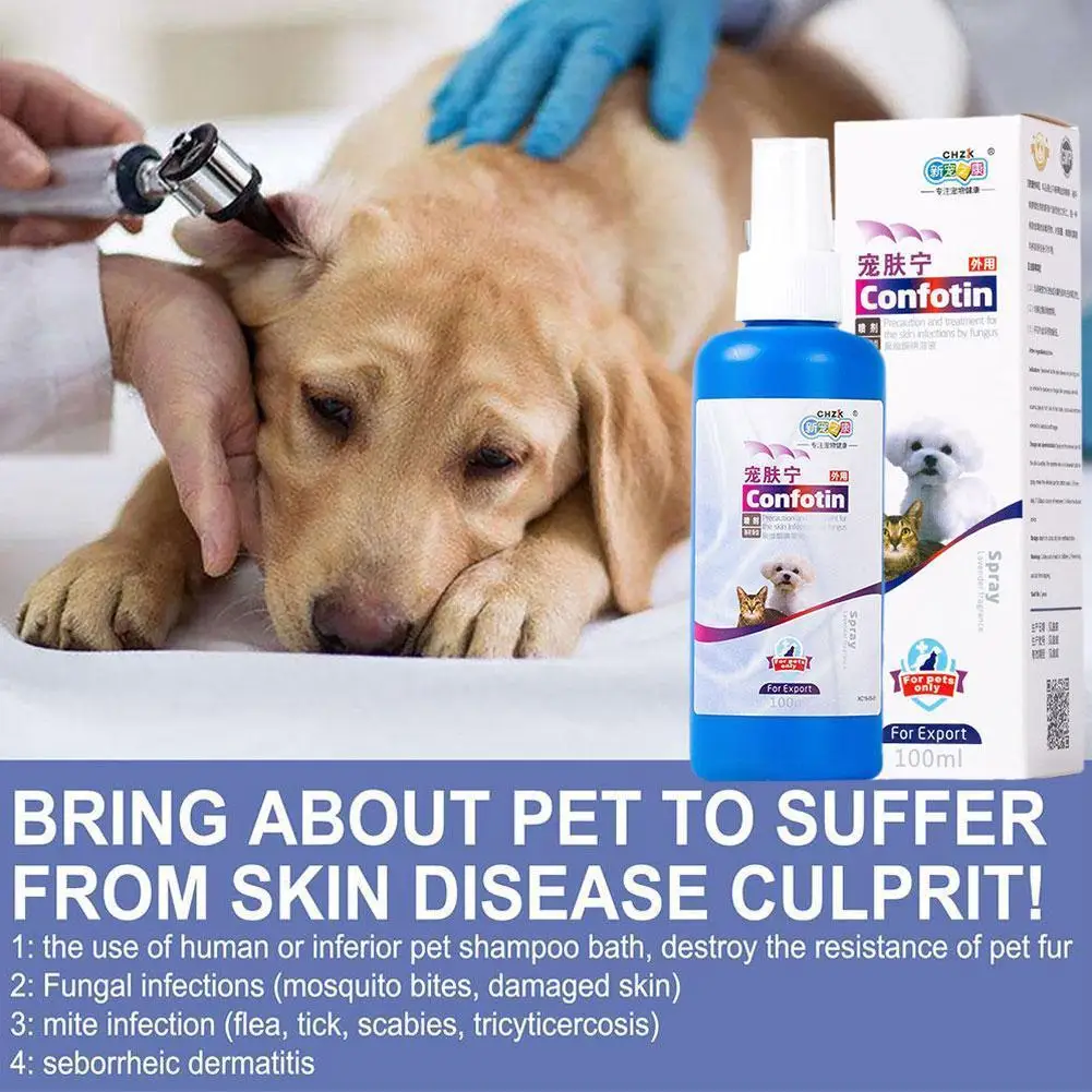 

1 шт., спрей для чистки собак и кошек, 100 мл