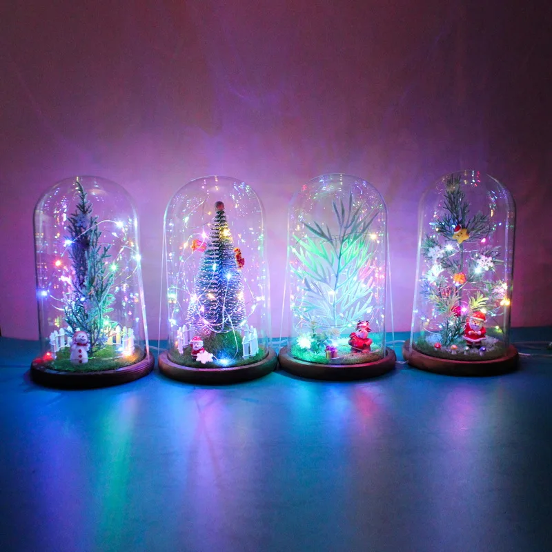 

Beauty And Beast Christmas LED Forever In Glass Dome Red Christmas Day Special Romantic Birthday Gift