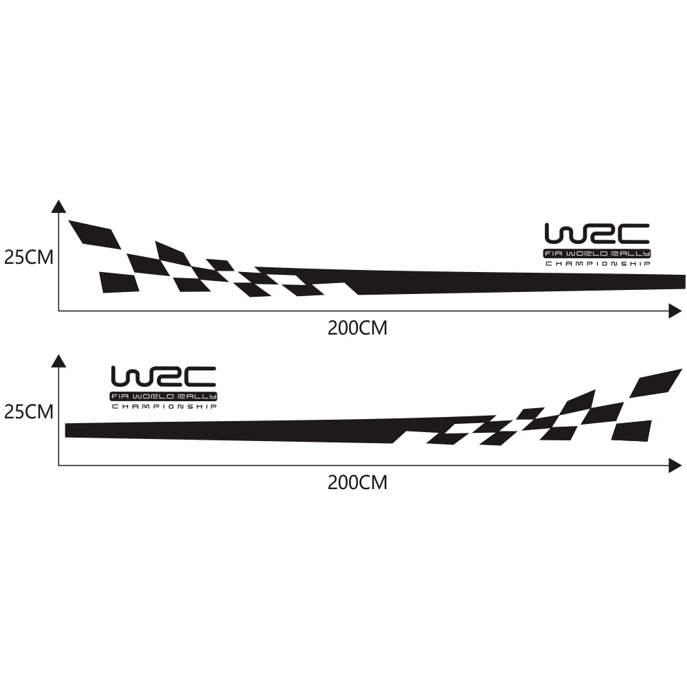 4PCS Fashion car grid fringe pattern sticker for Opel OPC Mokka Astra Vectra KIA RIO SPORTAGE vinyl PICANTO door accessories - купить по