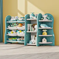 Children's Toys Organizer Shelf Book Shelf Baby Multi-layer Storage Basket Home Living Room Large Capacity Basket For Objects