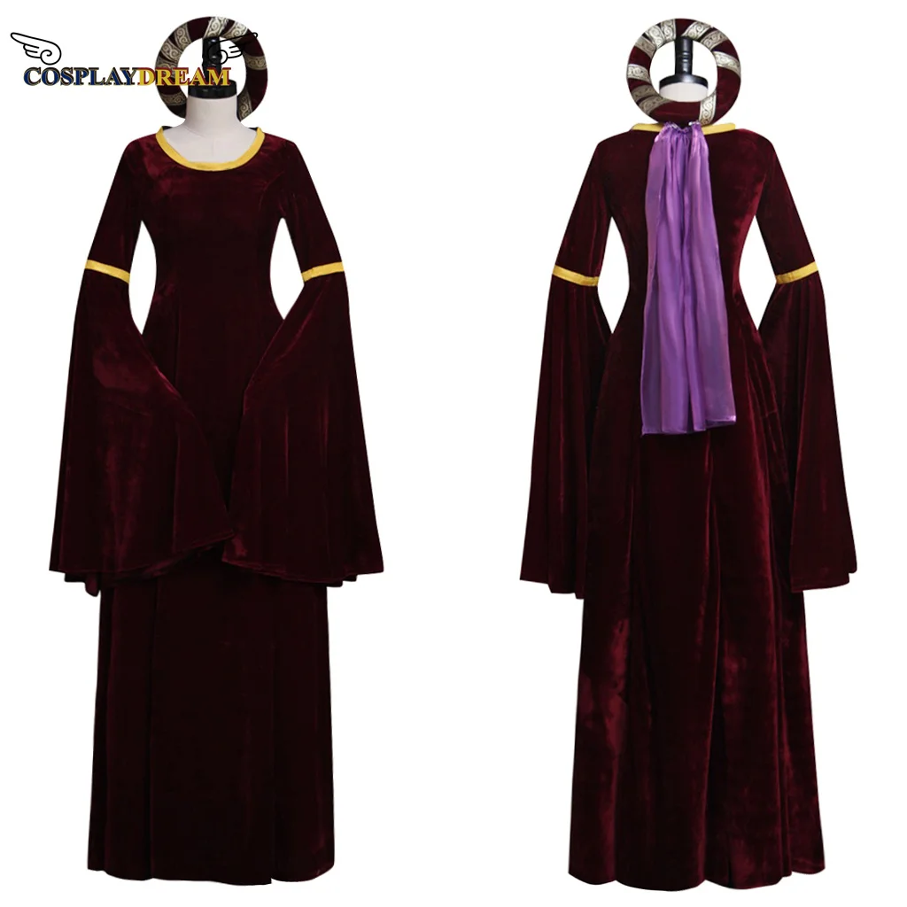 

Женское платье принцессы в викторианском стиле, красное платье в стиле ретро для косплея на Хэллоуин, благородное готическое платье принцессы с рукавами-колокольчиками