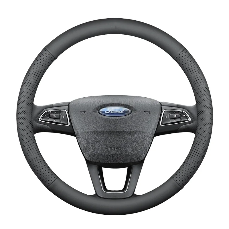 

Кожаный чехол на руль для FORD mondeo focus Escort Taurus kuga Ecosport Explorer escape District Ультратонкий дышащий