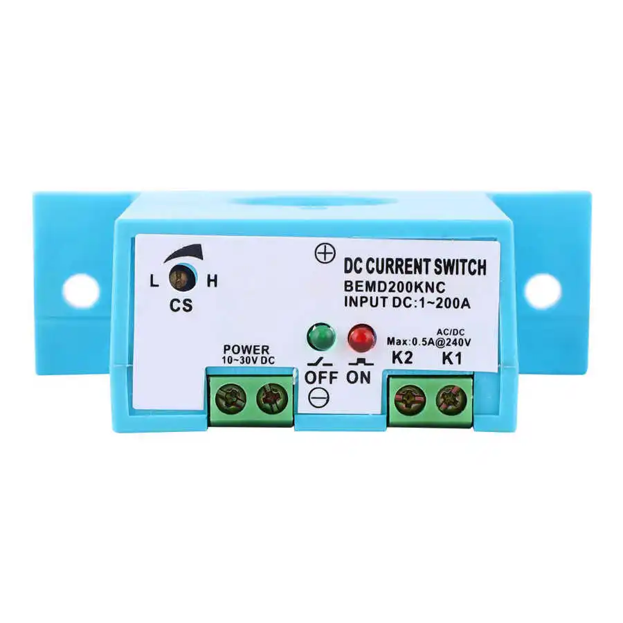 

Flameproof Adjustable AC Current Sensing Switch 1~200A DC 10~30V Control Switch Normally Open/Normally Closed
