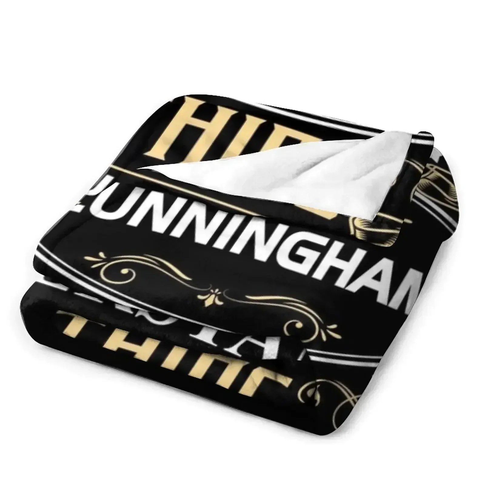 Рубашка с именем Cunningham It's A Thing You Wouldn't Understand Плед Красивые роскошные