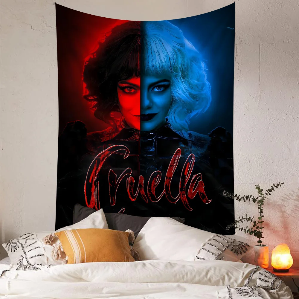 Настенный гобелен из фильма C-Cruella подвесной Таро хиппи настенные коврики листы