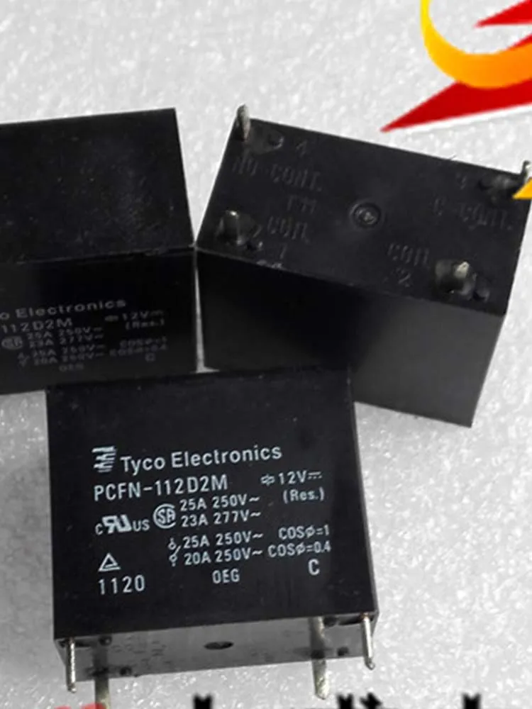 Реле PCFN-112D2M 12 В, 2 шт., 12 В постоянного тока, 25 А