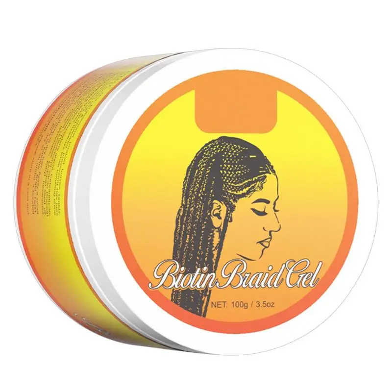 

Hair Finishing Gel 100ml Braid Gel Hair Fly Away Tamer 24 Hours Extra Hold High Shine Edge Stay Gel Braiding Hair Supplies For