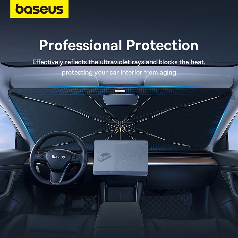 

Baseus Windshield Sunshades Car Sun Shade Protector Parasol Covers Auto Protection Sun Umbrella Front Window Shade Accessories