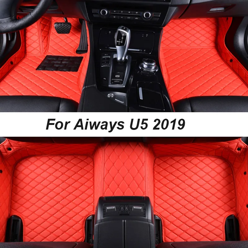 

Car Floor Mats For Aiways U5 2019 Auto DropShipping Center Interior Accessories Leather Carpets Rugs Foot Pads