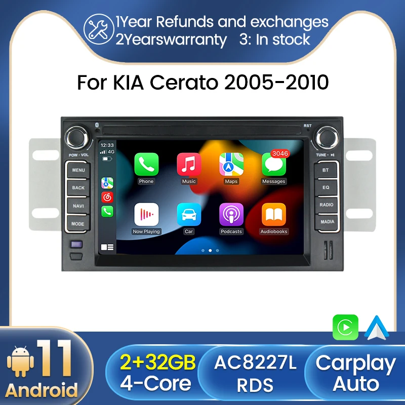 Автомагнитола на Android 11 мультимедийный видеоплеер для Kia