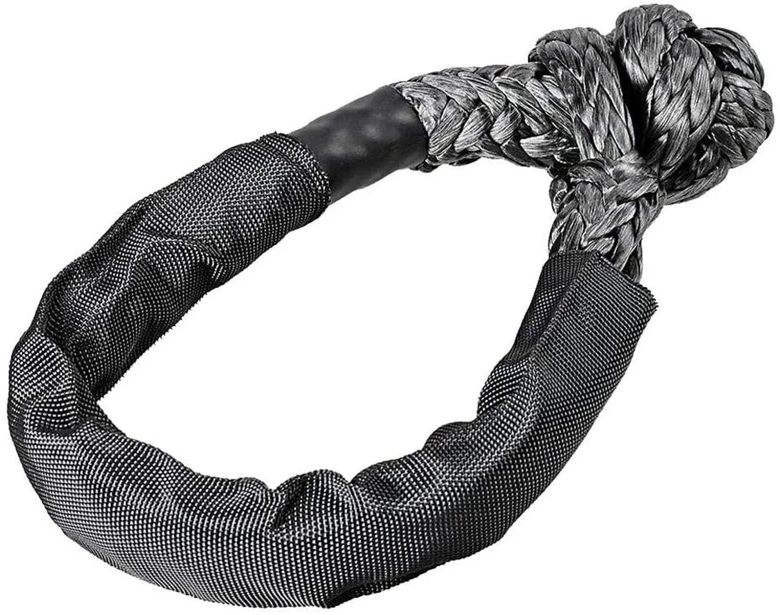 

1-шарнирный Буксировочный Трос Из Синтетического Волокна 38000 Фунтов С Мягкой Скобой Для Внедорожного Восстановления