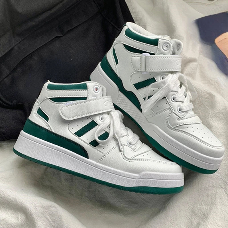

High Top Sneakers Women's boots Autumn Flat Shoes For Women Designer Woman Sports Sneakers Female Vulcanized Shoes B1-60