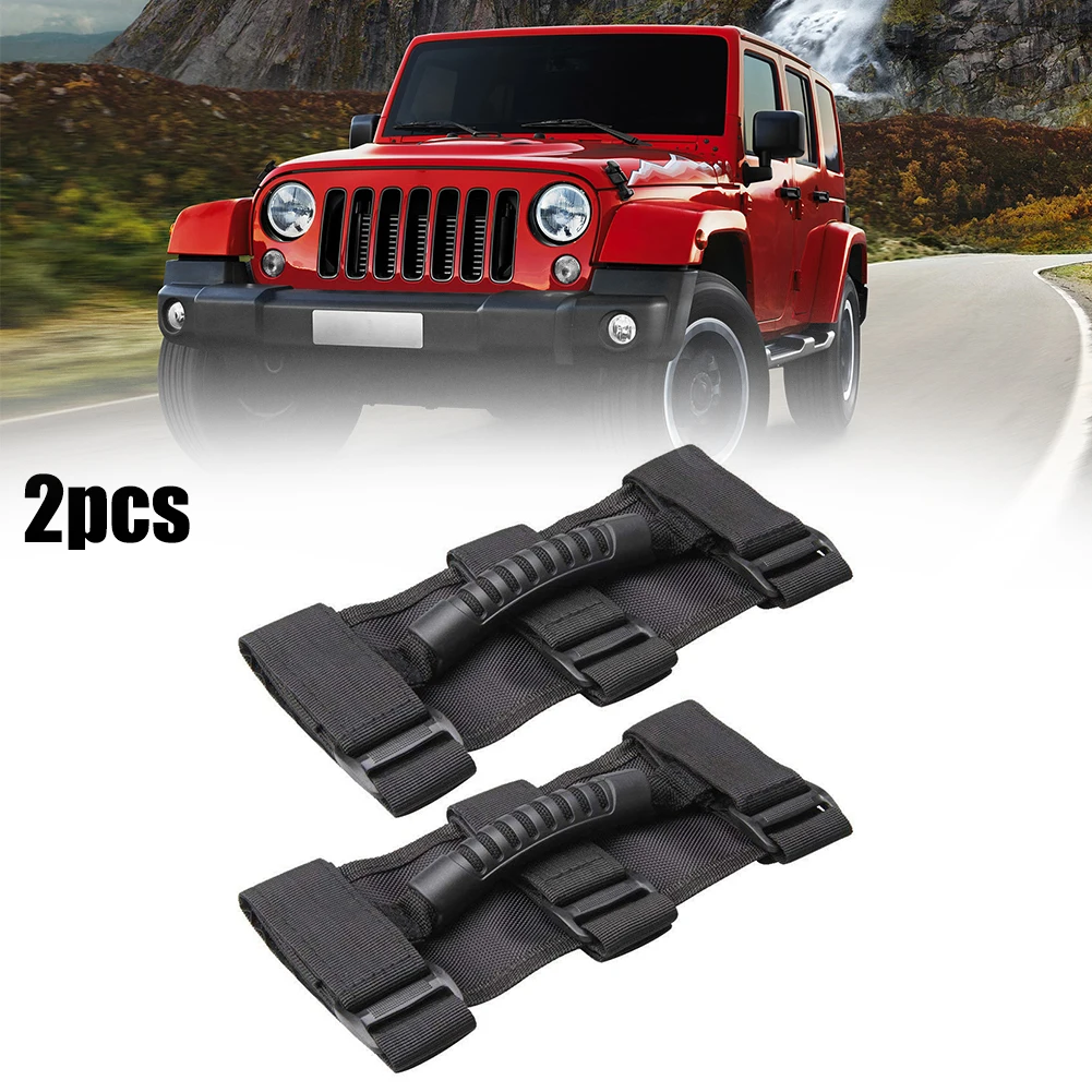 

Handles Car Handles Black ABS Car Grip Handle Car Handles For Jeep Wrangler YJ TJ JK JL Roll Bar Grab Handles Brand New Hot Sale