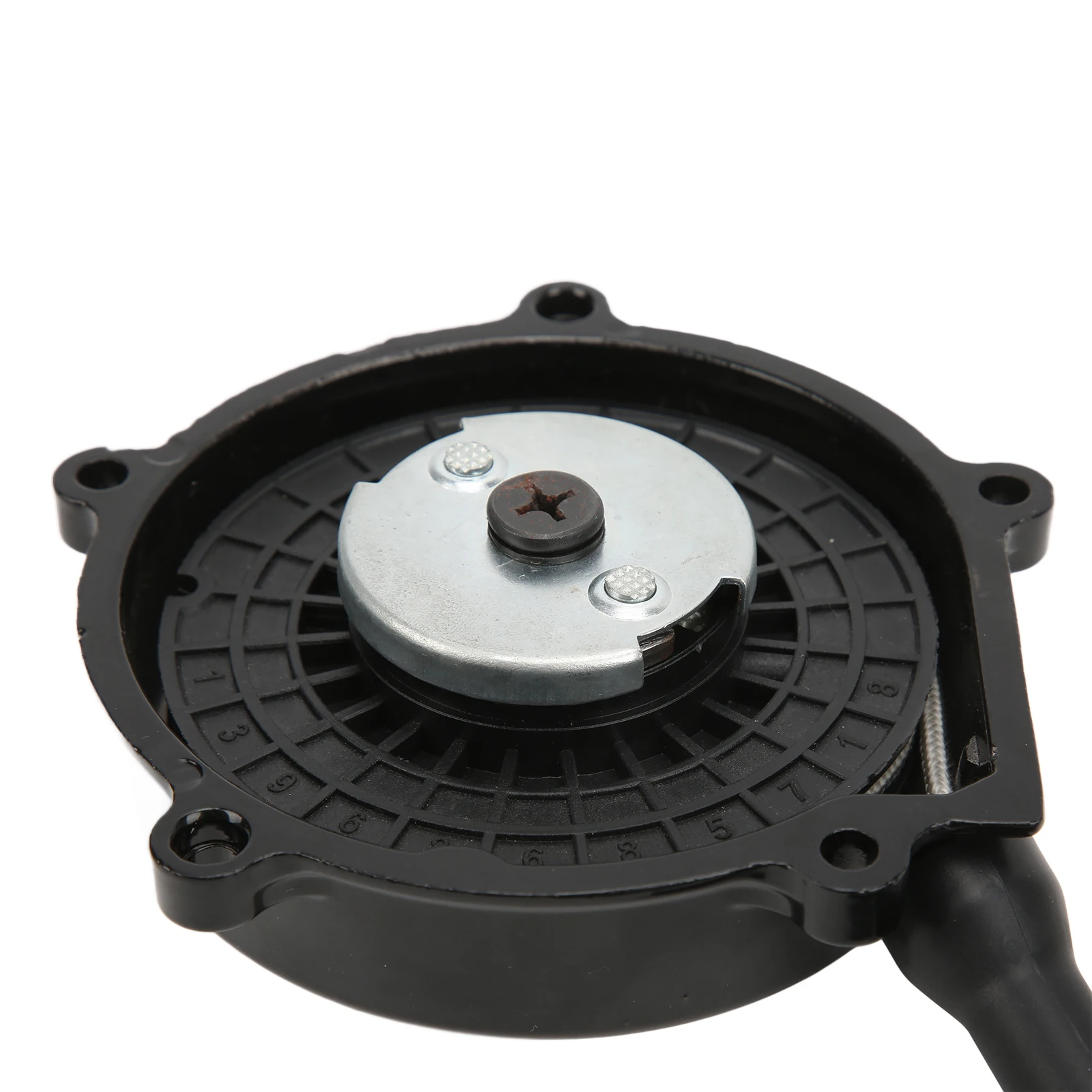 ZK20 Ручной стартер Универсальный алюминиевый сплав Черный блок запуска двигателя