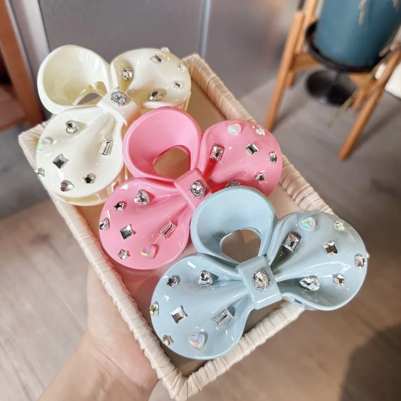 

Допамин лук шипованные алмазные акриловые большие волосы захват акула зажим для волос захват волос Крабики для волос женские аксессуары для волос