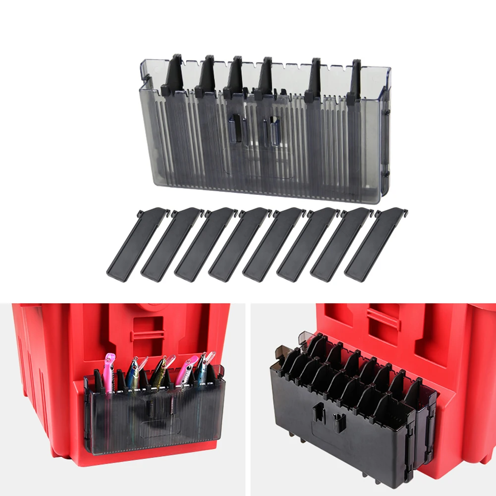 

Plastic Fishing Barrel Rack Detachable Partition Fishing Box Rod Display Bracket Fishing Box Rod Stand Portable Fish Accesories