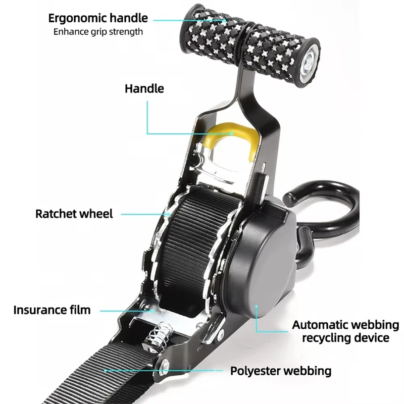 Автоматические ремни для грузовой ленты выдвижные нагрузки багажный ремень