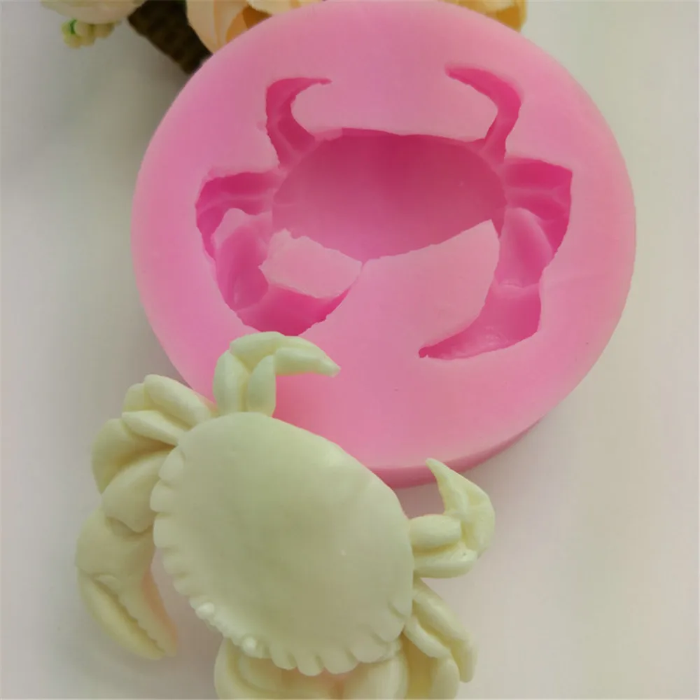 

Форма краба для торта, силиконовая форма «сделай сам» для помадки, украшение для торта, «сделай сам», конфеты, шоколадное печенье, маффины, п...