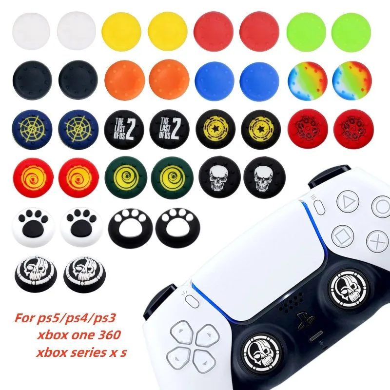 

Thumb Stick Grip Cap For Playstation5 PS5 PS4 XBOX Series X/S Controller Joystick Game Accessories Silicone thumb grip caps