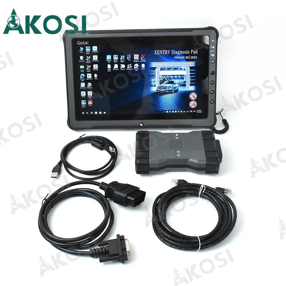 Таблетка Getac F110 + диагностический инструмент полный набор MB SD C6 Xentry DoIP Diagnosis Multiplekser