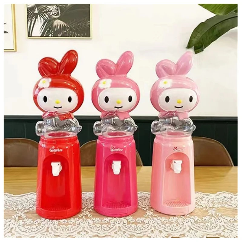 

Sanrio Kawaii Hello Kitty Water Dispenser My Melody Stuff Cartoon Dormitory Room Mini Children Press Water Water Fountain Toys