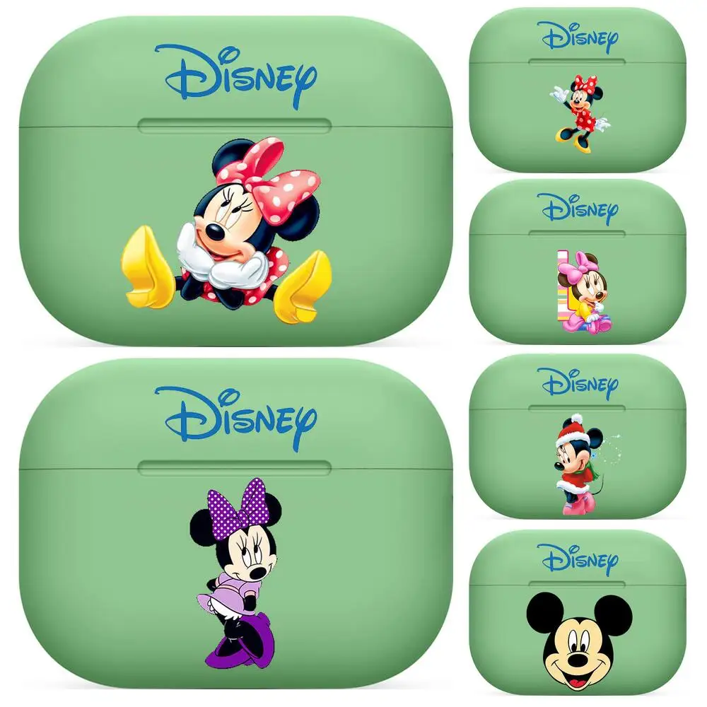 

Silicone Cover Case For apple Airpods 1 2 3 Pro Case Bluetooth Case for airpod 1 2 3 Air Pods Pro Mickey and Minnie