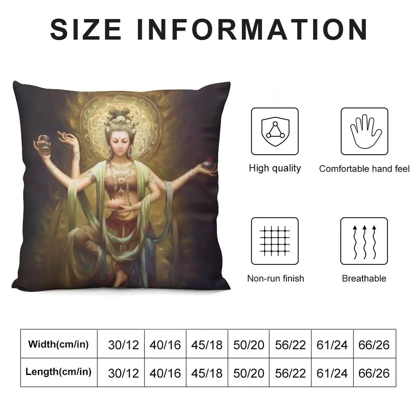 Декоративная подушка Quan Yin полиэстер