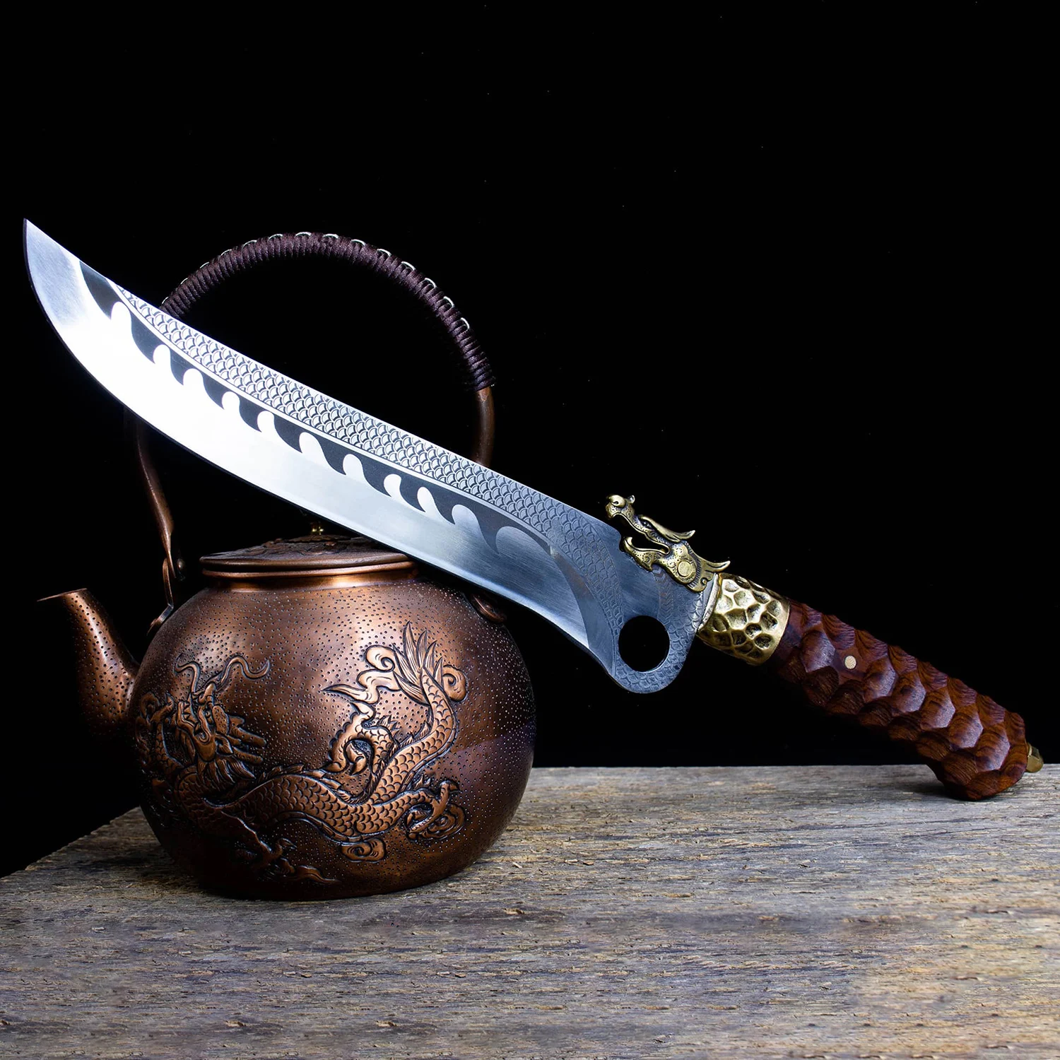 Универсальный нож острые повары мясницкий пилинг кованые кухонные ножи Longquan