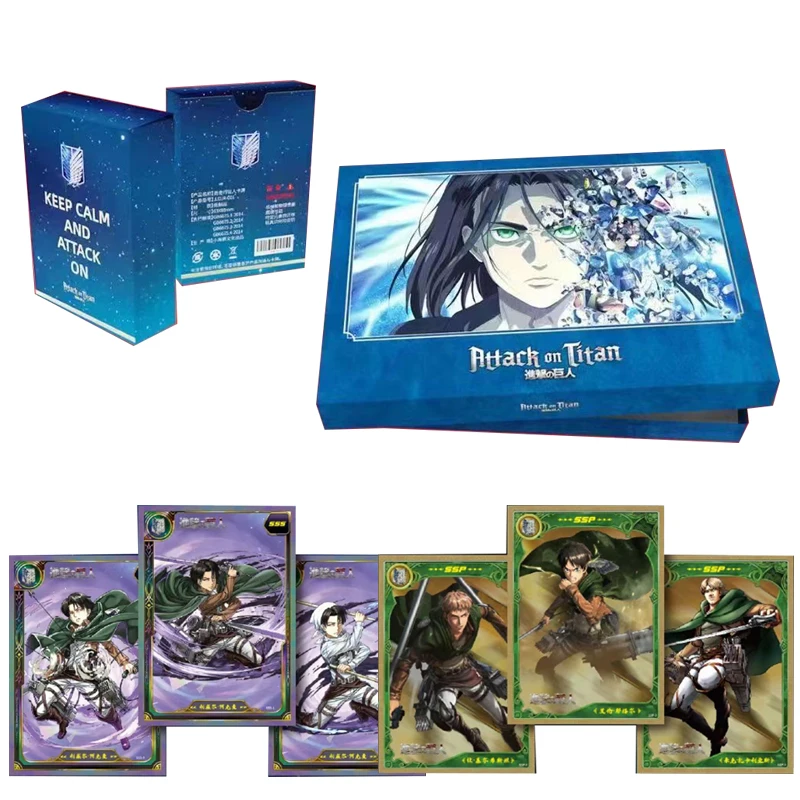 

Wholesales Attack on titan Cards Box Booster Anime Trading Cards